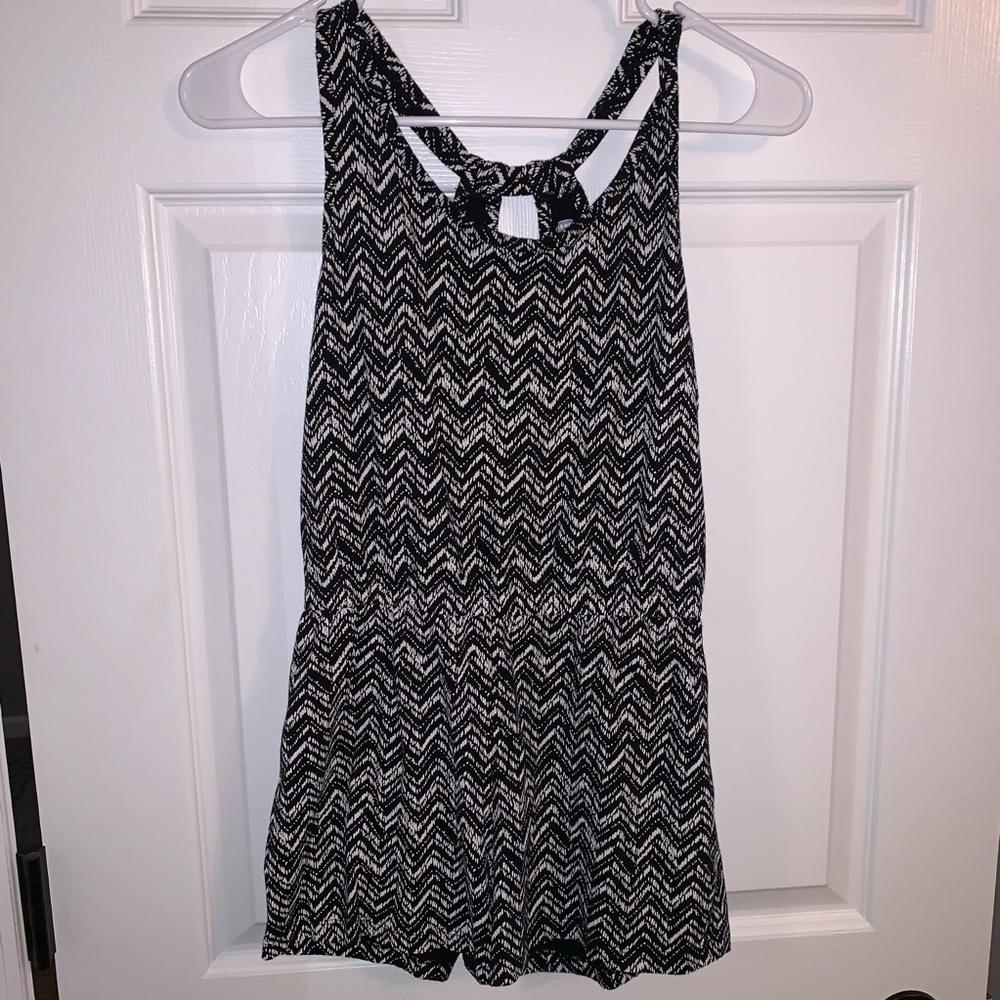 Black And White Romper